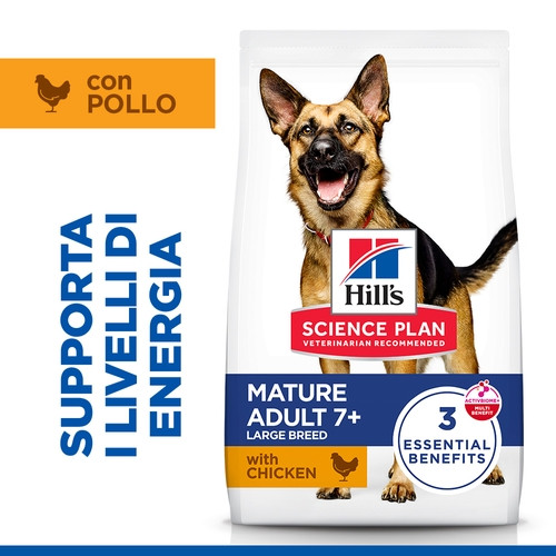 Hill's Mature Adult 5+ Active Longevity Large Breed Huhn Hundefutter 