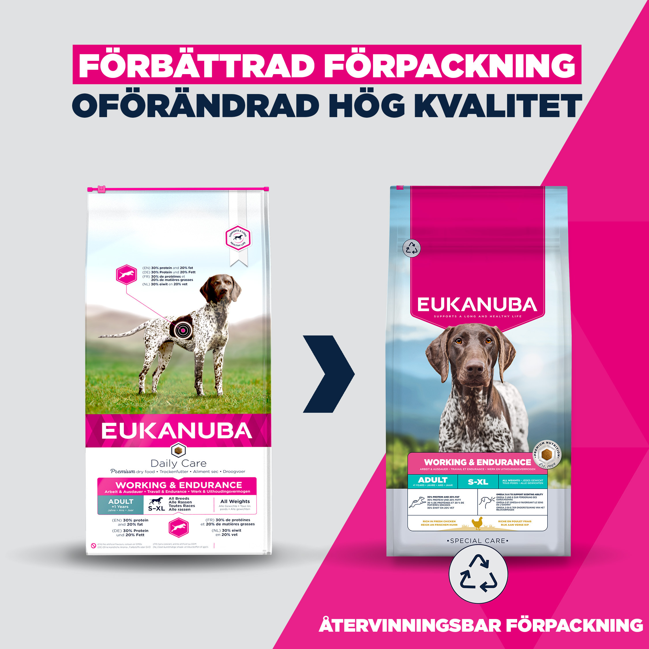 Eukanuba Adult Special Care Working & Endurance per cane