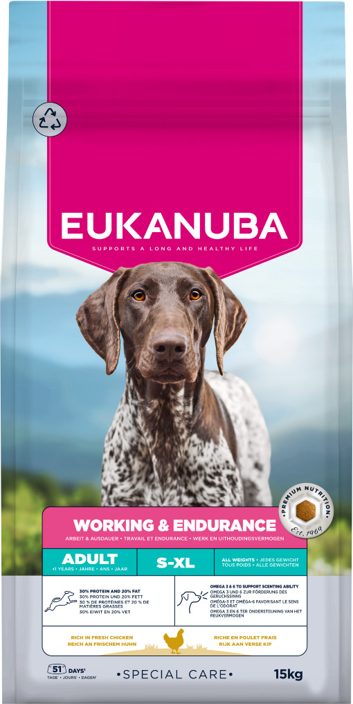 Eukanuba Adult Special Care Working & Endurance per cane