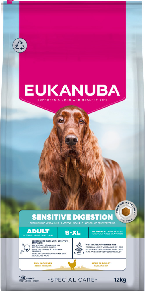 Eukanuba Special Care Adult Sensitive Digestion per cane