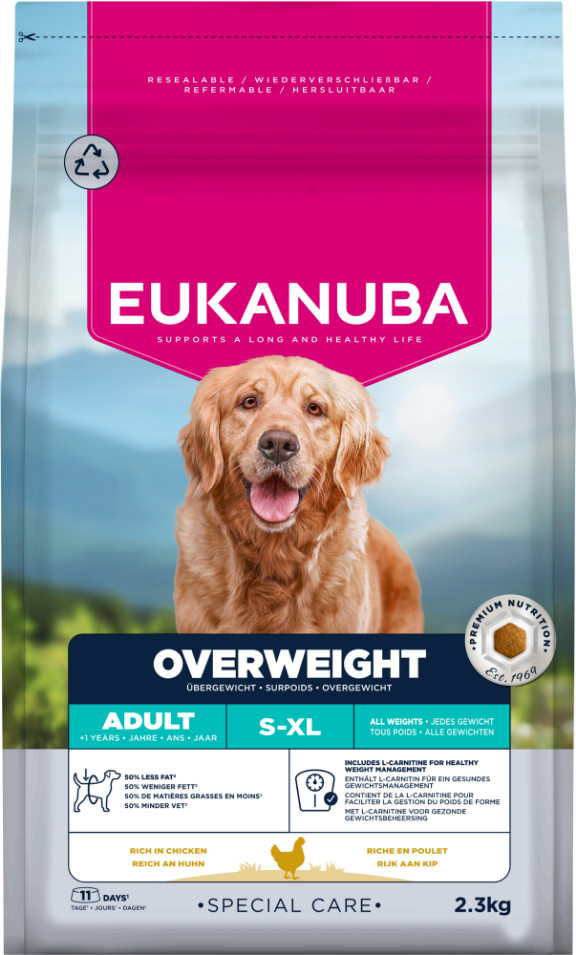 Eukanuba Special Care Adult Overweight per cane