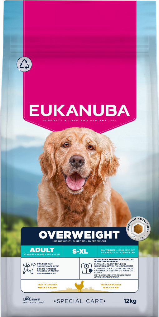 Eukanuba Special Care Adult Overweight per cane