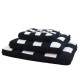 Cozy Block - cuscino per cani bianco e nero
