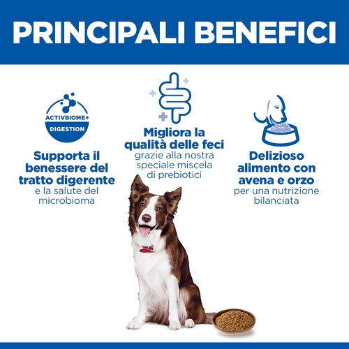 Hill's Adult Perfect Digestion con pollo cibo umido per cane 363g scatola