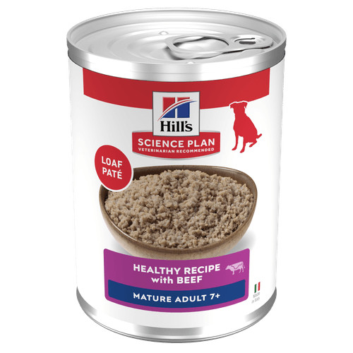 Hill's Mature Adult 7+ con pollo cibo umido per cane (scatola 370g)