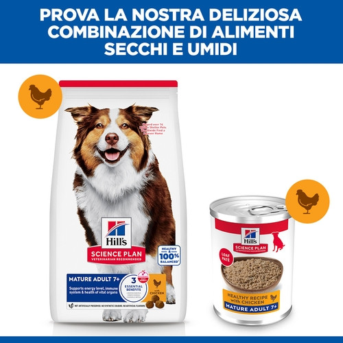 Hill's Mature  7+ Active Longevity Huhn (in Dosen) Hundefutter 