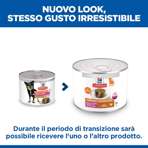 Hill's Adult Perfect Digestion Small & Mini mousse met kalkoen natvoer hond