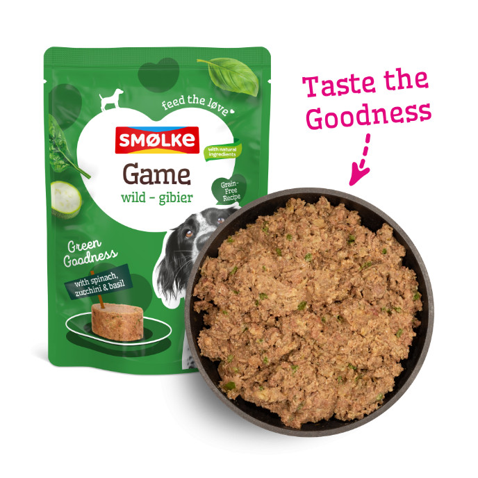 Smølke Green Goodness wild nat hondenvoer