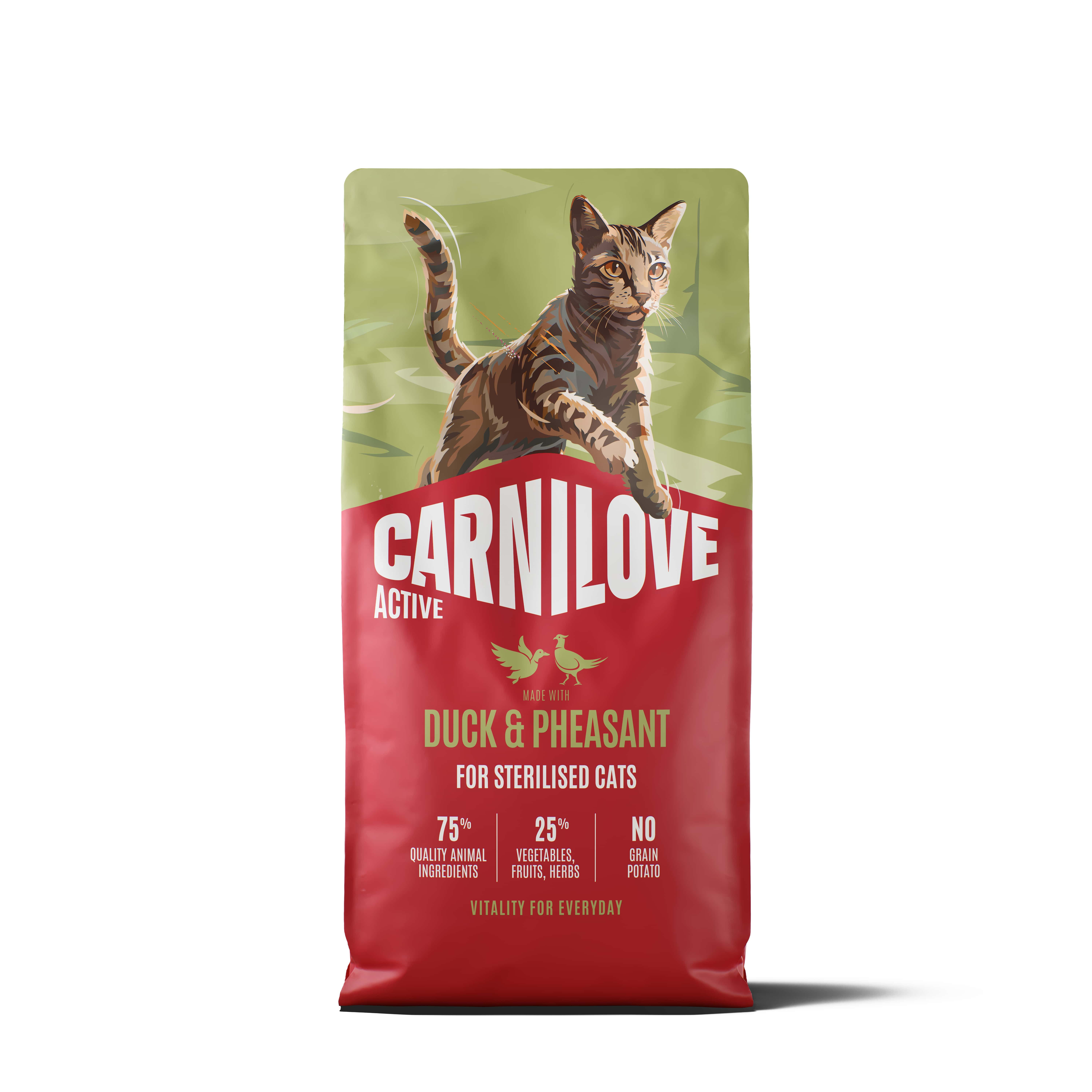 Carnilove Hairball eend met fazant kattenvoer