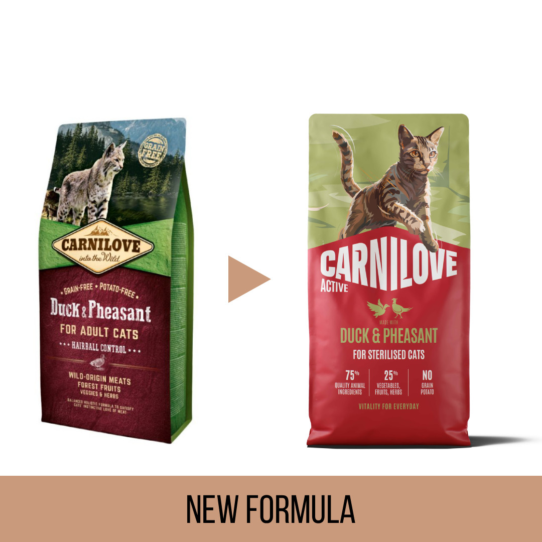 Carnilove Hairball eend met fazant kattenvoer