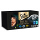 Sheba Filets Selezione pesce bianco, pollo-tonno, pollame-salmone cibo umido per gatti multipack (vaschette 60 g)