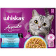 Whiskas 1+ Aromatic Delizie di mare in salsa cibo umido per gatti multipack (bustine 85 g)