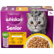 Whiskas 7+ Pollame Selezione in gelatina cibo umido per gatti multipack (bustine 85 g)