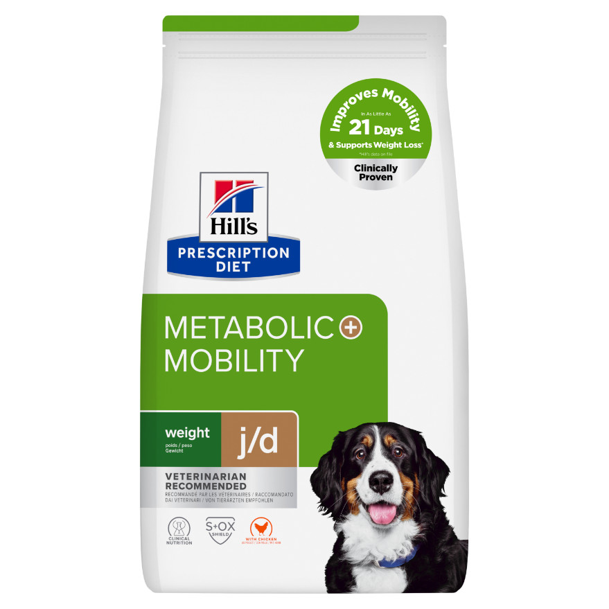 Hill's Prescription Diet J/D Weight Metabolic + Mobility con pollo per cane