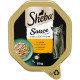 Sheba Mini Filets con manzo e tacchino in salsa cibo umido per gatti (vaschette da 85 g)