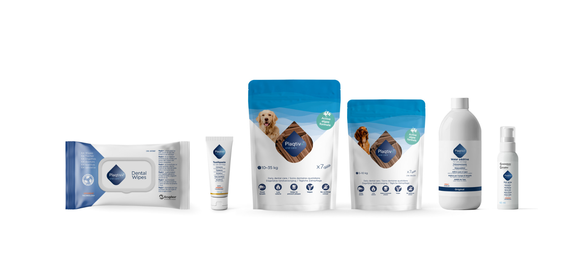 Plaqtiv+ Oral Care Mondspray met vanille en munt voor de hond