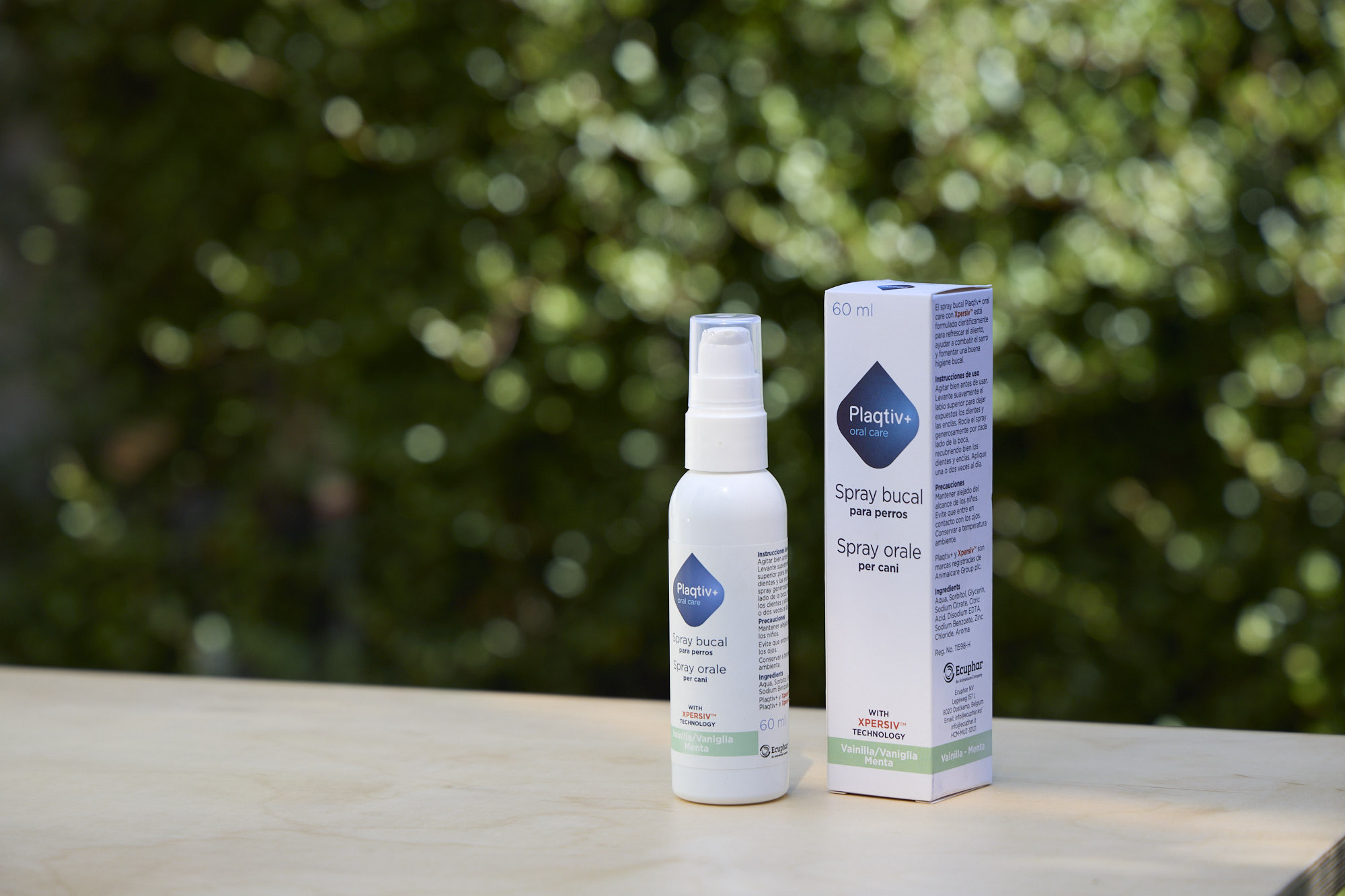 Plaqtiv+ Oral Care Mondspray met vanille en munt voor de hond