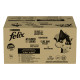 Felix Doubly Delicious Countryside Selection in gelatina cibo umido per gatti (megapack)