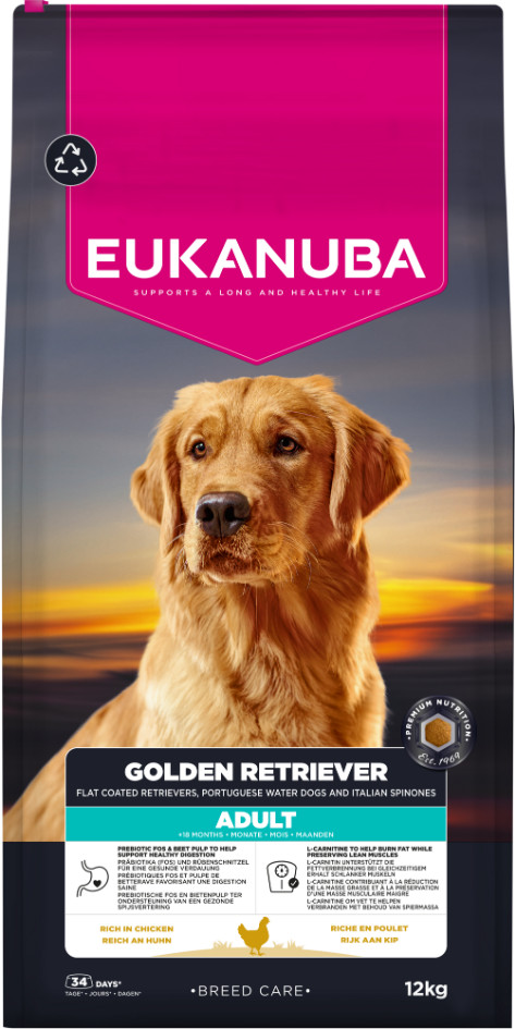 Eukanuba Golden Retriever Adult per cane