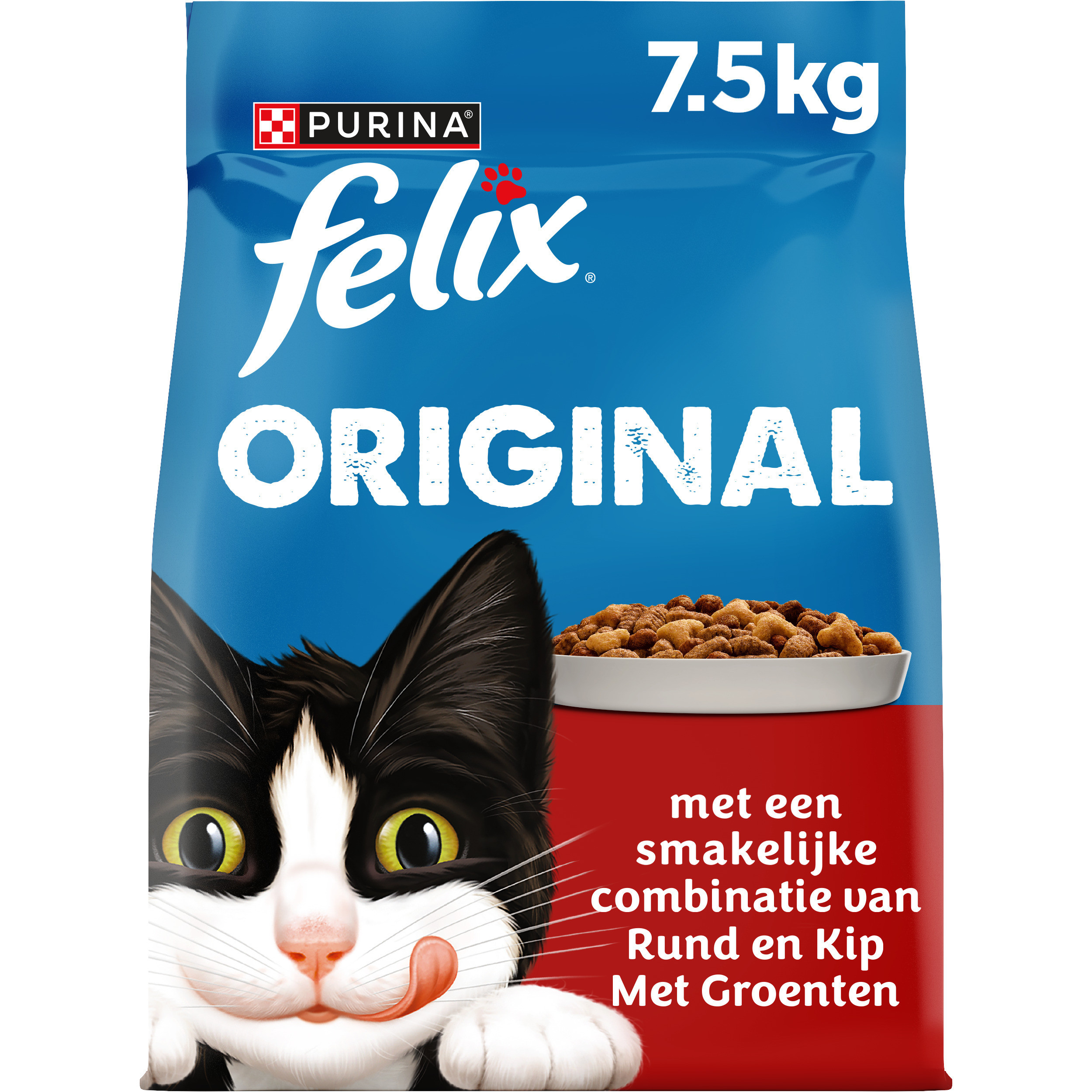 Felix Original met rund, kip en groenten kattenvoer