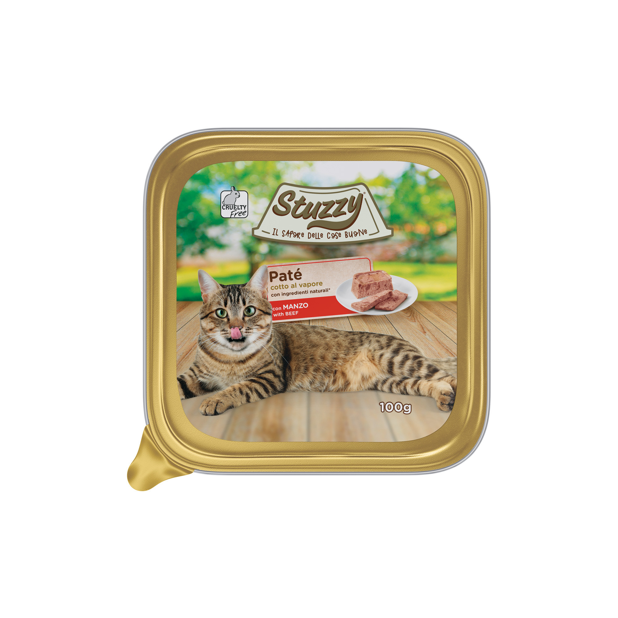Stuzzy Paté met rund nat kattenvoer (100 g)