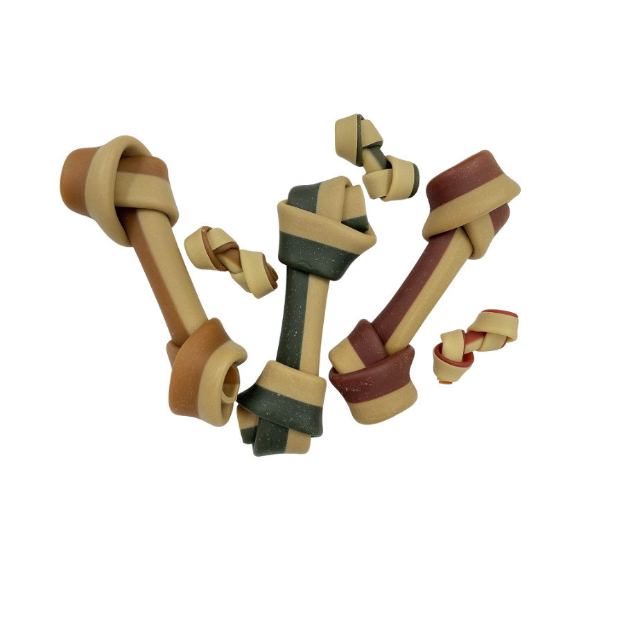 Brekz Knotted Bones Partymix snack per cane