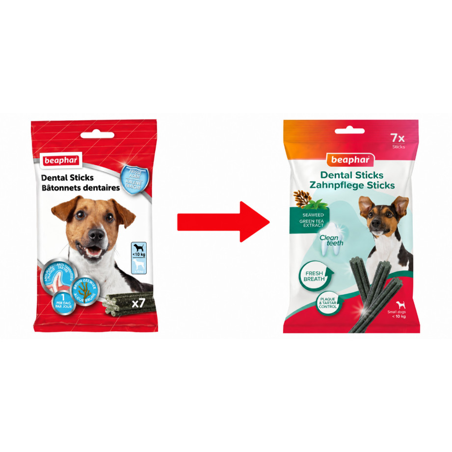 Beaphar Dental Sticks Bastoncini dentali per cani di piccola taglia