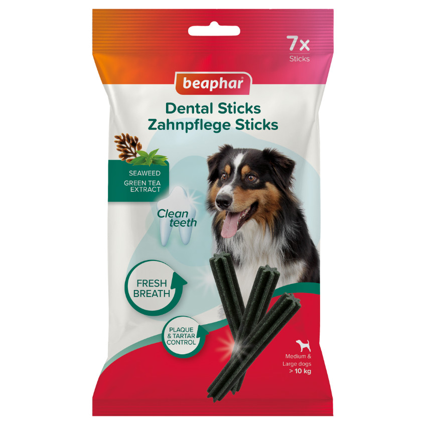 Beaphar Dental Sticks Bastoncini dentali per cani di media / grossa taglia