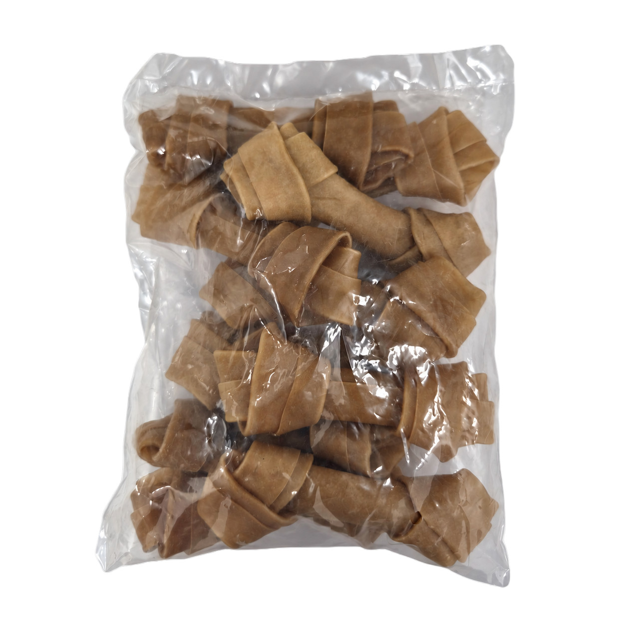 Brekz pelle bovina - osso con nodi snack da masticare per cane 13 cm
