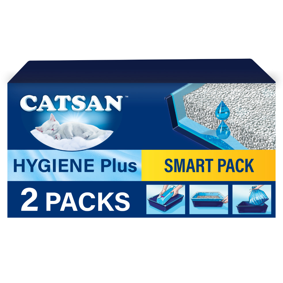 Catsan Hygiene Plus Smart Pack lettiera per gatti