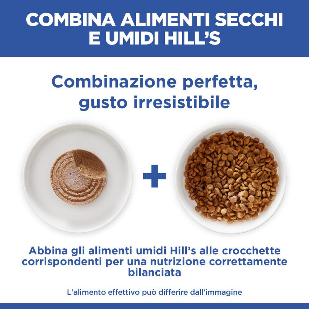 Hill's Mature Adult cibo umido con salmone per gatto (mousse, lattine)