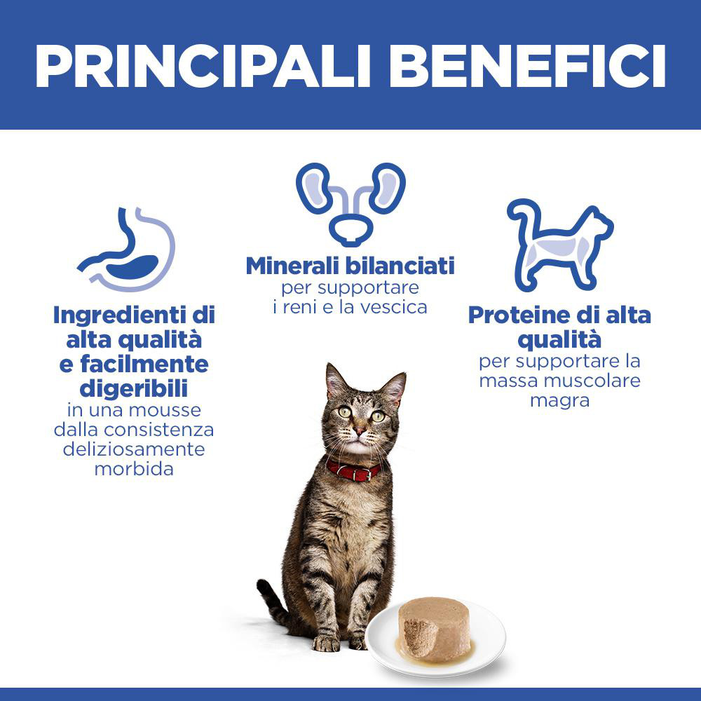 Hill's Adult cibo umido con pollo per gatto (mousse, lattine)