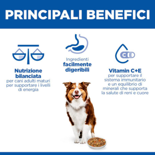 Hill's Mature Adult cibo umido con pollo & verdure per gatto (spezzatino, lattine)