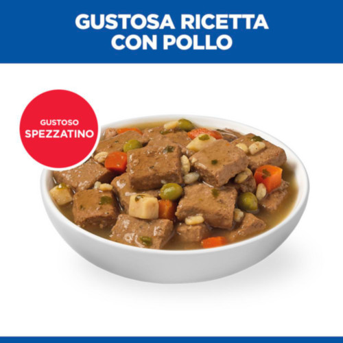 Hill's Adult cibo umido con pollo & verdure per gatto (spezzatino, lattine)