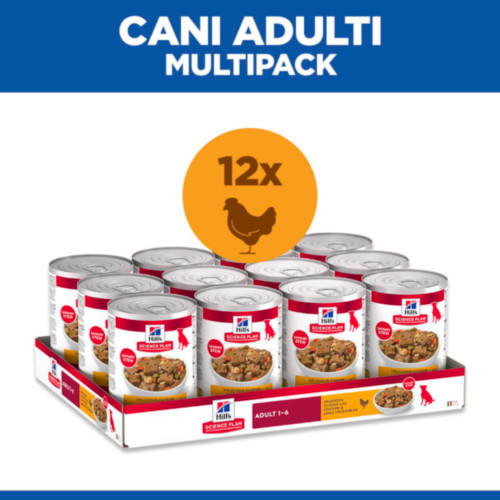 Hill's Adult cibo umido con pollo & verdure per gatto (spezzatino, lattine)