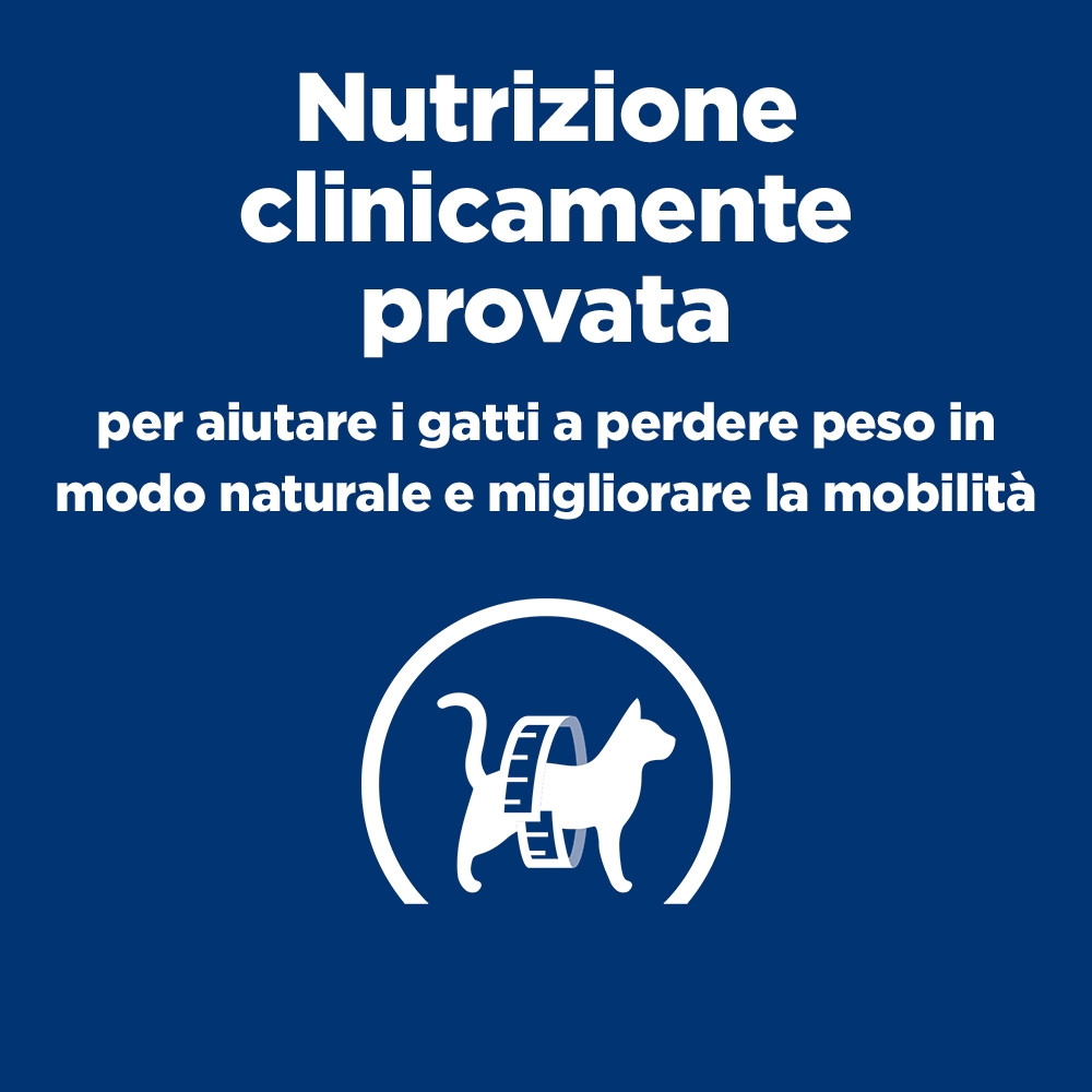 Hill's Prescription Diet J/D Weight Metabolic + Mobility con pollo cibo umido per gatti (bustine)