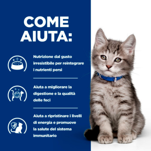 Hill's Prescription Diet Kitten I/D Digestive Care con pollo cibo umido per gatti (bustine)