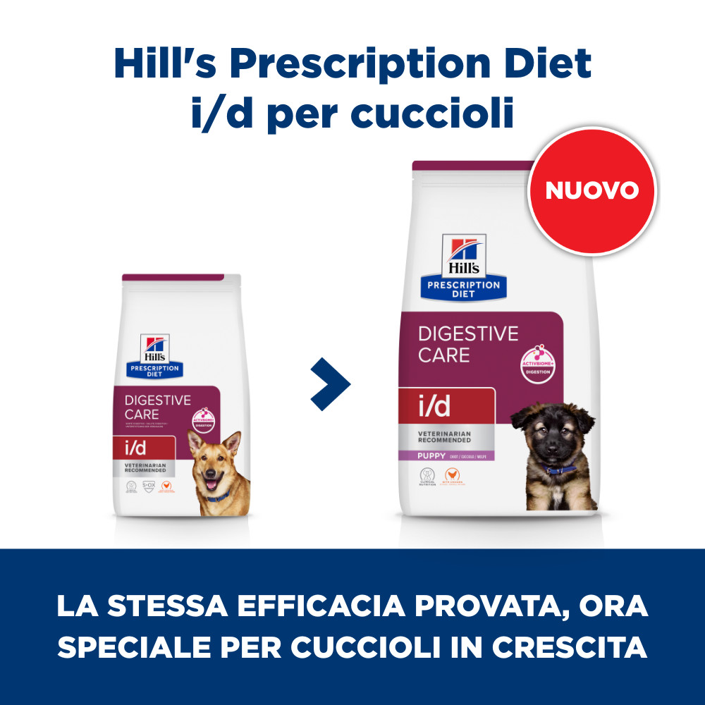 Hill’s Prescription Diet I/D Digestive Care con pollo per cane