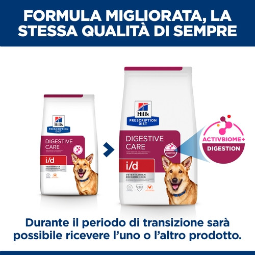 Hill’s Prescription Diet I/D Digestive Care con pollo per cane