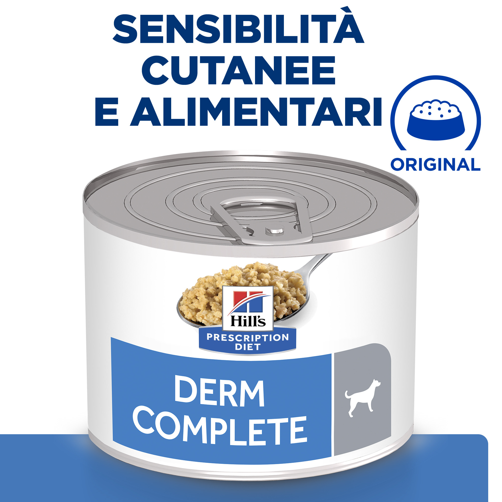 Hill's Prescription Diet Derm Complete nat hondenvoer (370 g blik)