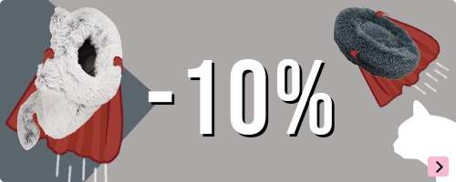 10% di sconto su cucce per gatti